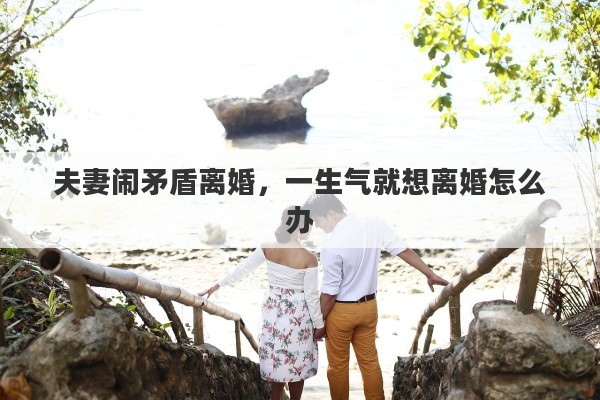 夫妻闹矛盾离婚，一生气就想离婚怎么办