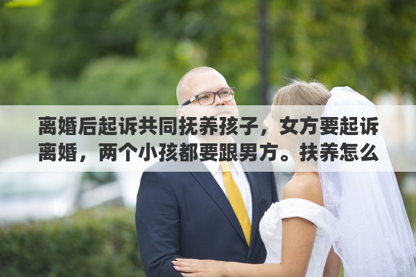 离婚后起诉共同抚养孩子，女方要起诉离婚，两个小孩都要跟男方。扶养怎么办