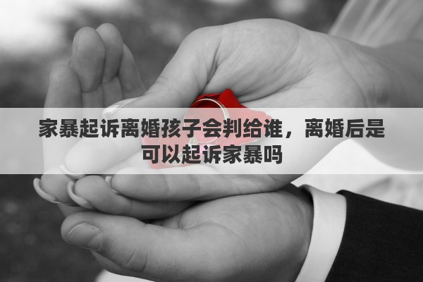 家暴起诉离婚孩子会判给谁，离婚后是可以起诉家暴吗