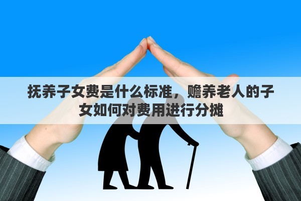 抚养子女费是什么标准，赡养老人的子女如何对费用进行分摊