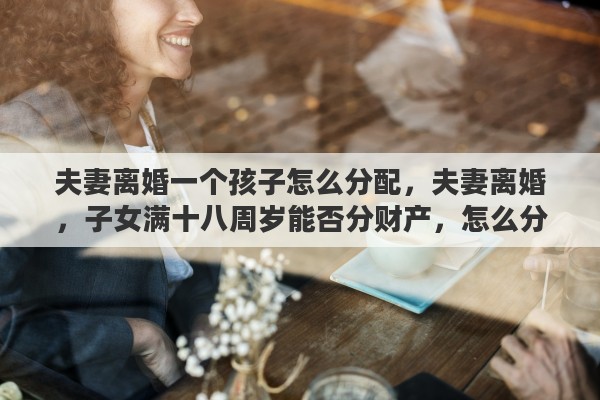 夫妻离婚一个孩子怎么分配，夫妻离婚，子女满十八周岁能否分财产，怎么分配财产