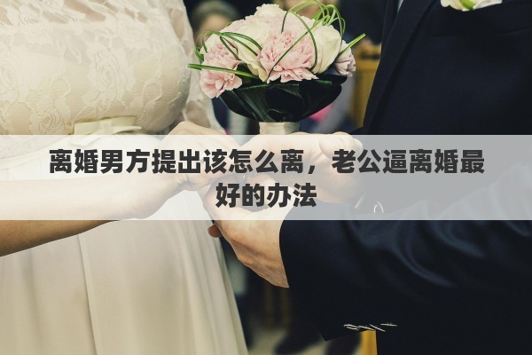离婚男方提出该怎么离，老公逼离婚最好的办法