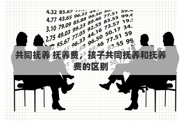 共同抚养 抚养费，孩子共同抚养和抚养费的区别