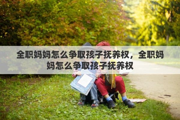 全职妈妈怎么争取孩子抚养权，全职妈妈怎么争取孩子抚养权