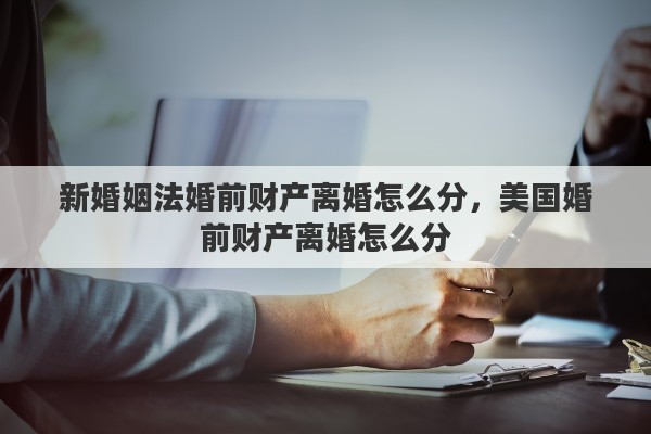 新婚姻法婚前财产离婚怎么分，美国婚前财产离婚怎么分