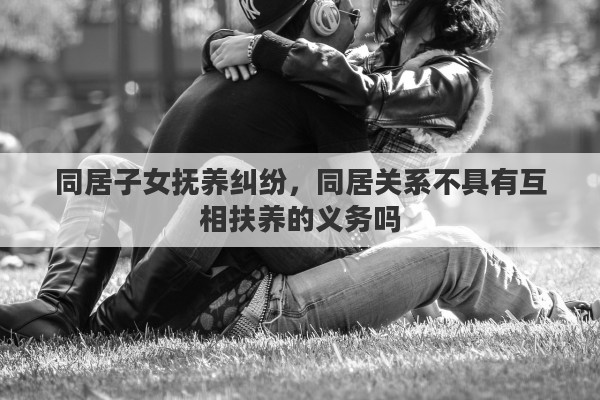 同居子女抚养纠纷，同居关系不具有互相扶养的义务吗