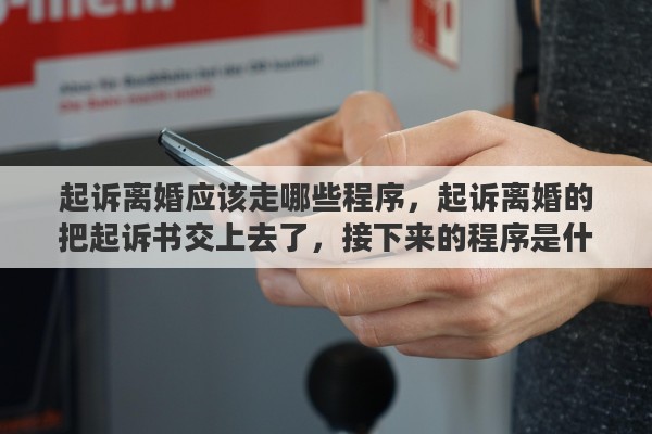 起诉离婚应该走哪些程序，起诉离婚的把起诉书交上去了，接下来的程序是什么？法官会怎么做
