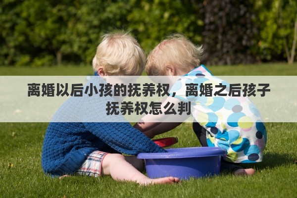 离婚以后小孩的抚养权，离婚之后孩子抚养权怎么判