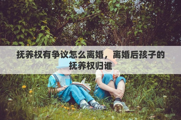 抚养权有争议怎么离婚，离婚后孩子的抚养权归谁