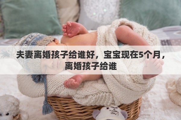 夫妻离婚孩子给谁好，宝宝现在5个月，离婚孩子给谁