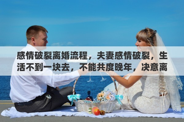 感情破裂离婚流程，夫妻感情破裂，生活不到一块去，不能共度晚年，决意离婚应该怎办