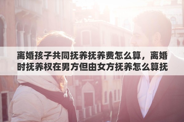离婚孩子共同抚养抚养费怎么算，离婚时抚养权在男方但由女方抚养怎么算抚养费